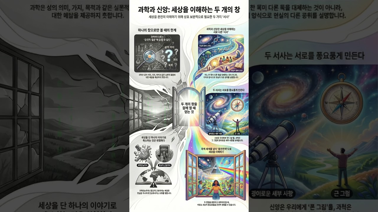 과학과 신앙: 세상을 이해하는 두 개의 창 (알리스터 맥그래스 Alister McGrath) 