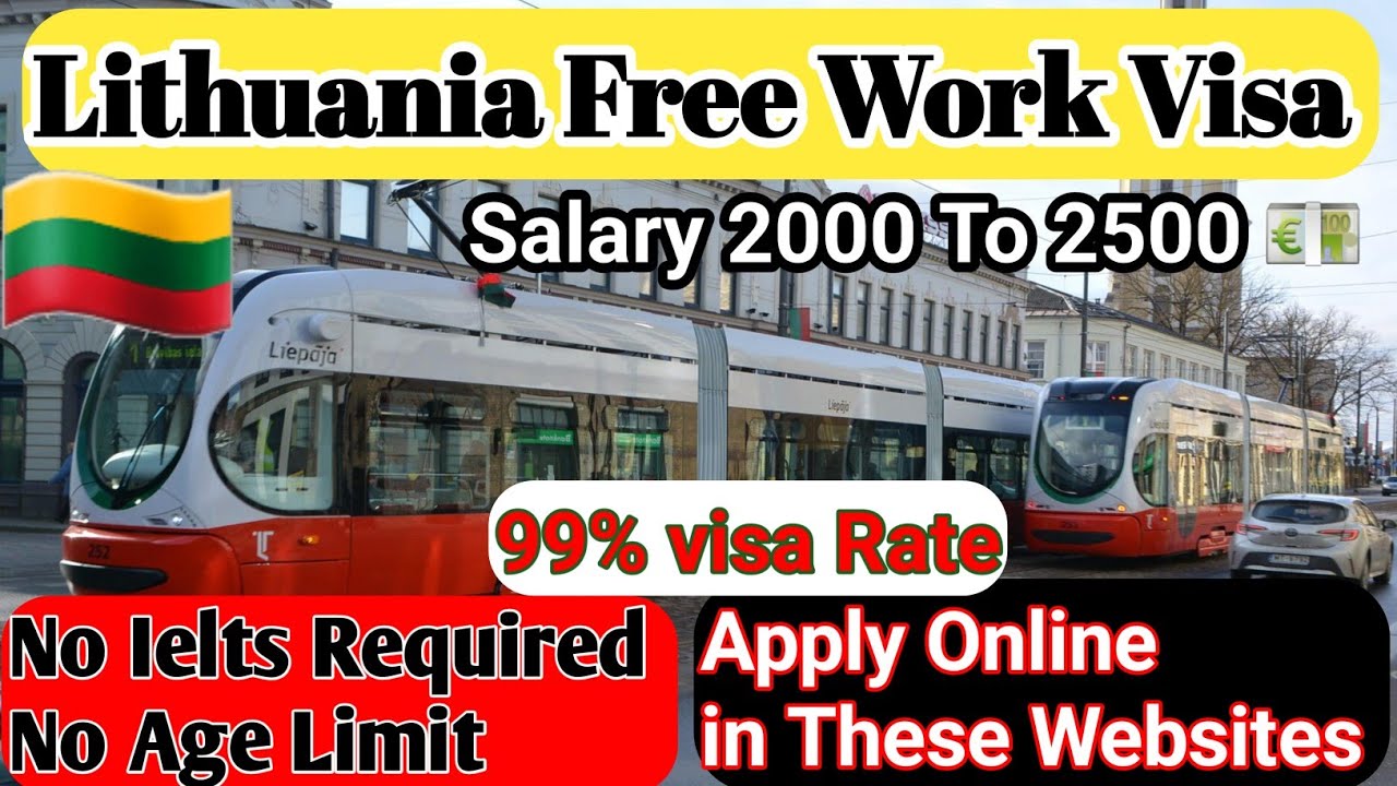 Free work visa Lithuania 🇱🇹// Apply online in these websites
