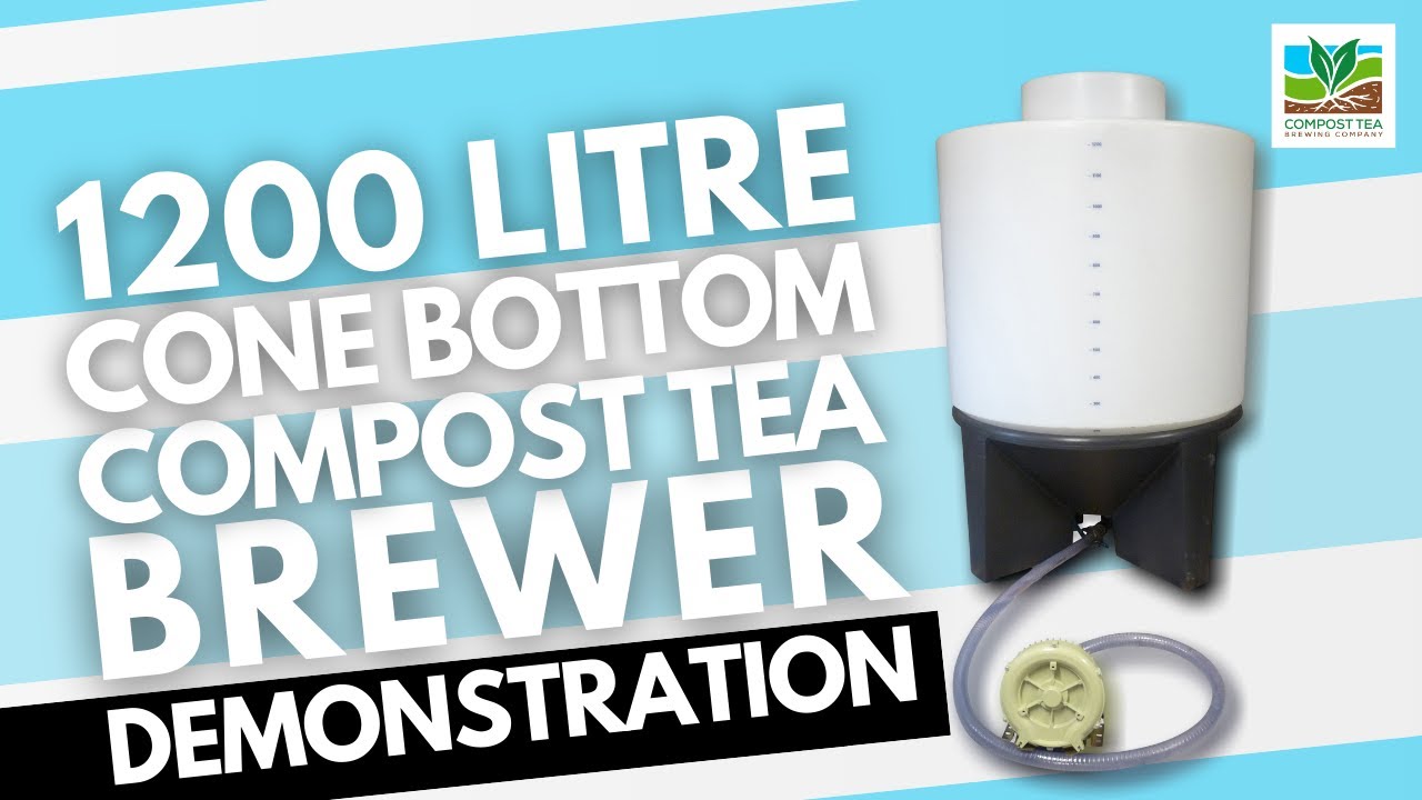 1200L Cone Tank Compost Tea Brewer - Easy To Clean