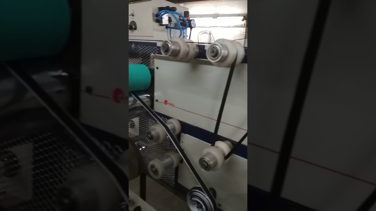 Hook loop tape hot melt adhesive coating machine