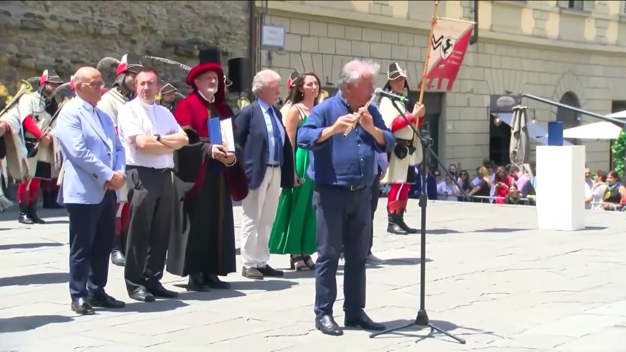 Guido day: premio al Gruppo Musici Giostra del Saracino e a Roberto Fabbriciani