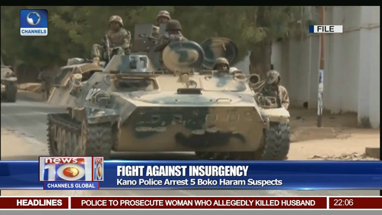 News@10: Kano Police Arrest 5 Boko Haram Suspects 23/07/17 Pt 1