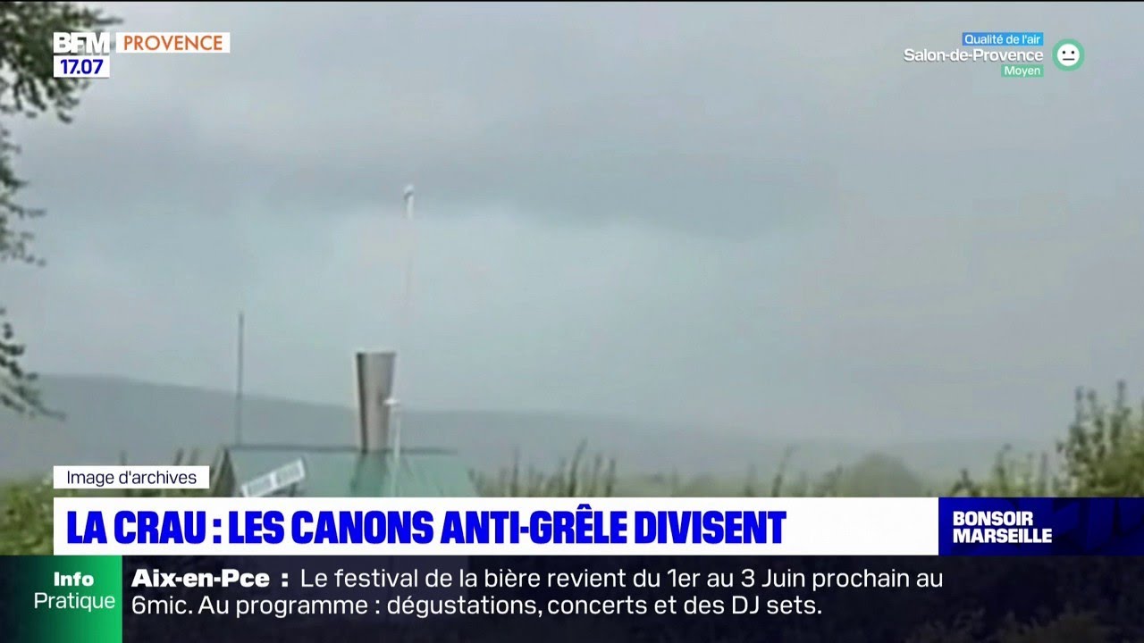 La Crau: les canons anti-gr&ecirc;le divisent le monde agricole