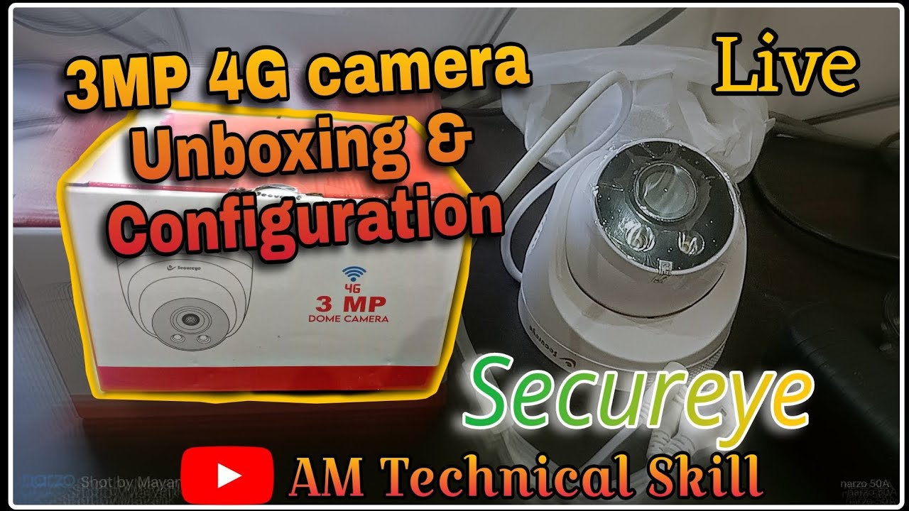 how to connect 4G/WiFi CCTV camera with Mobile #configuration || AM Technical Skill ❤️