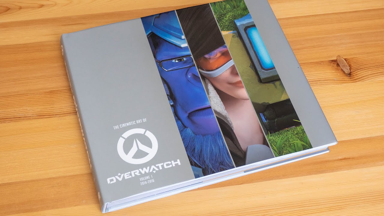 (book flip) The Cinematic Art of Overwatch Vol 1: 2014 - 2016