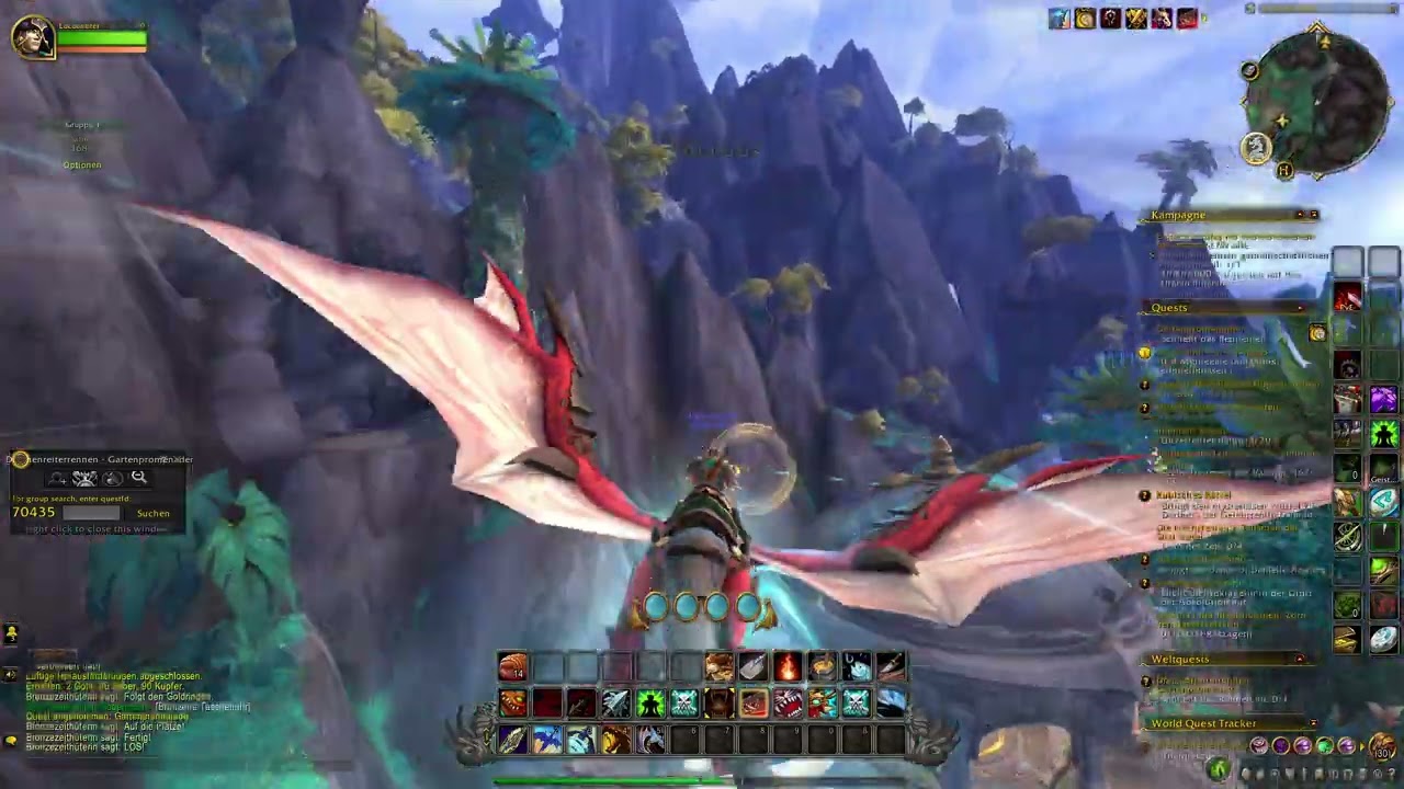 WoW Dragonflight | 397 Quest: Drachenreiterrennen Gartenpromenade