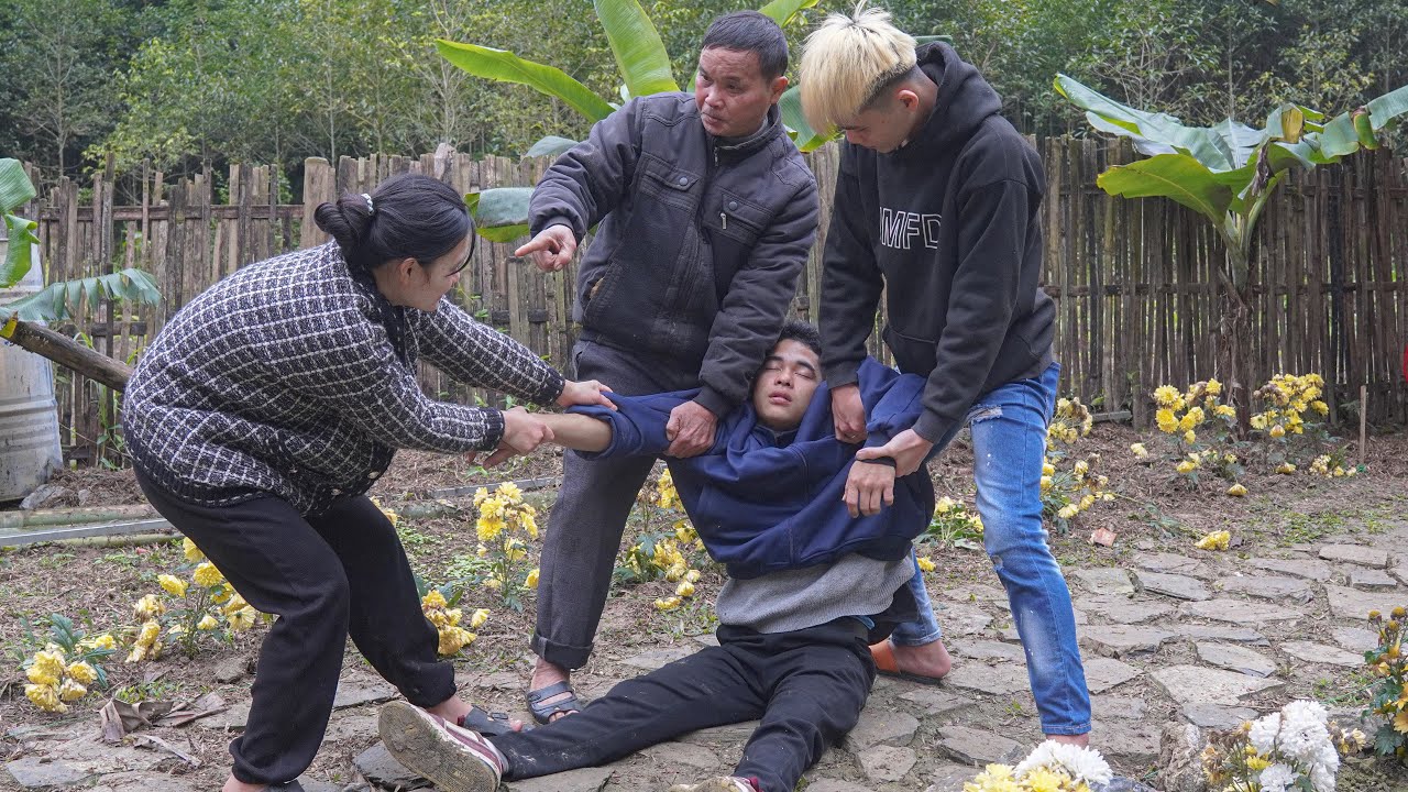 Yen is at risk of losing her unborn child - Manh was taken home and lost consciousness