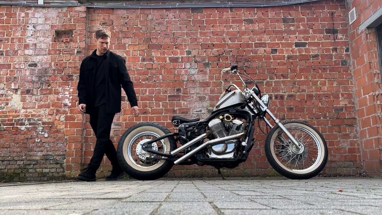 The PURE sound of Honda Shadow vt600 - open pipes
