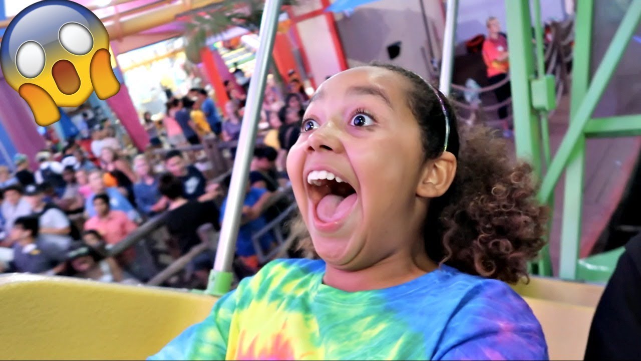 TIANA LIKES SCARY RIDES!!