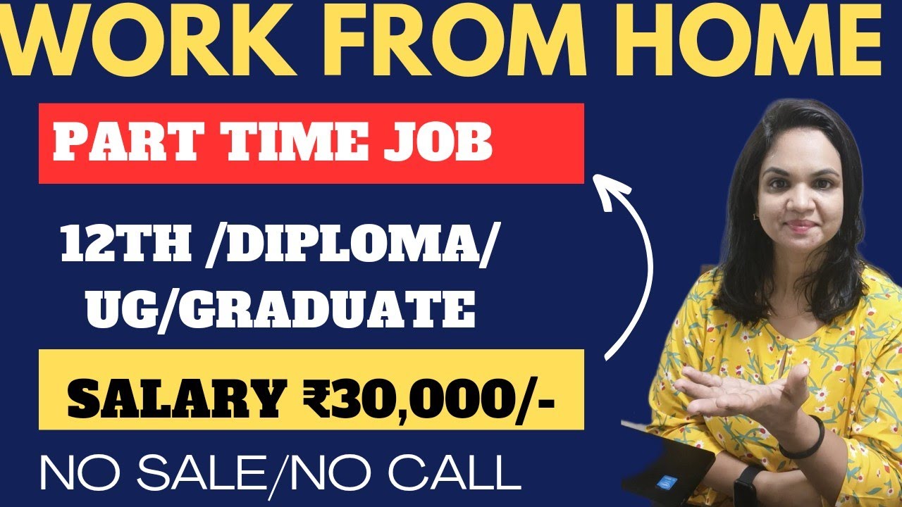 Work From Home Jobs 2023|No Sale/ No Call |Part Time Jobs at Home||Online jobs