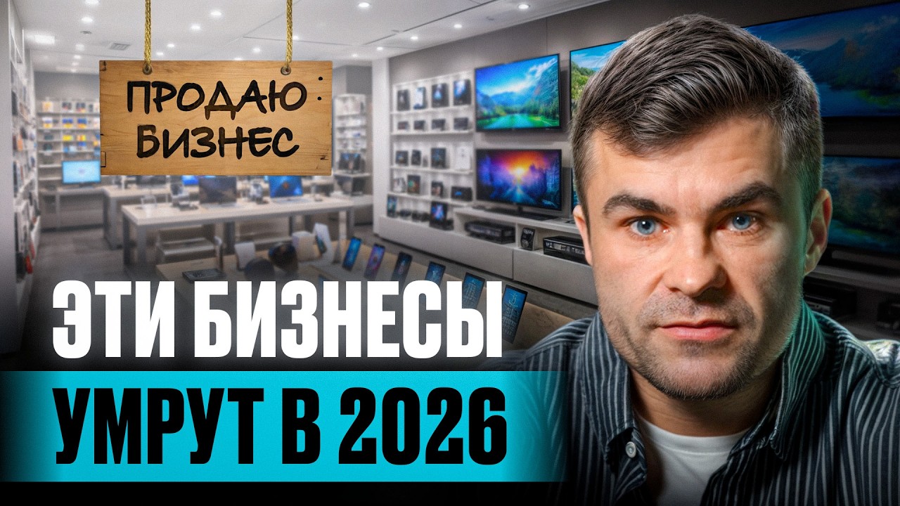 ЭТИ 5 бизнесов закроются ПЕРВЫМИ! Какие бизнесы НЕЛЬЗЯ открывать в 2026 году?