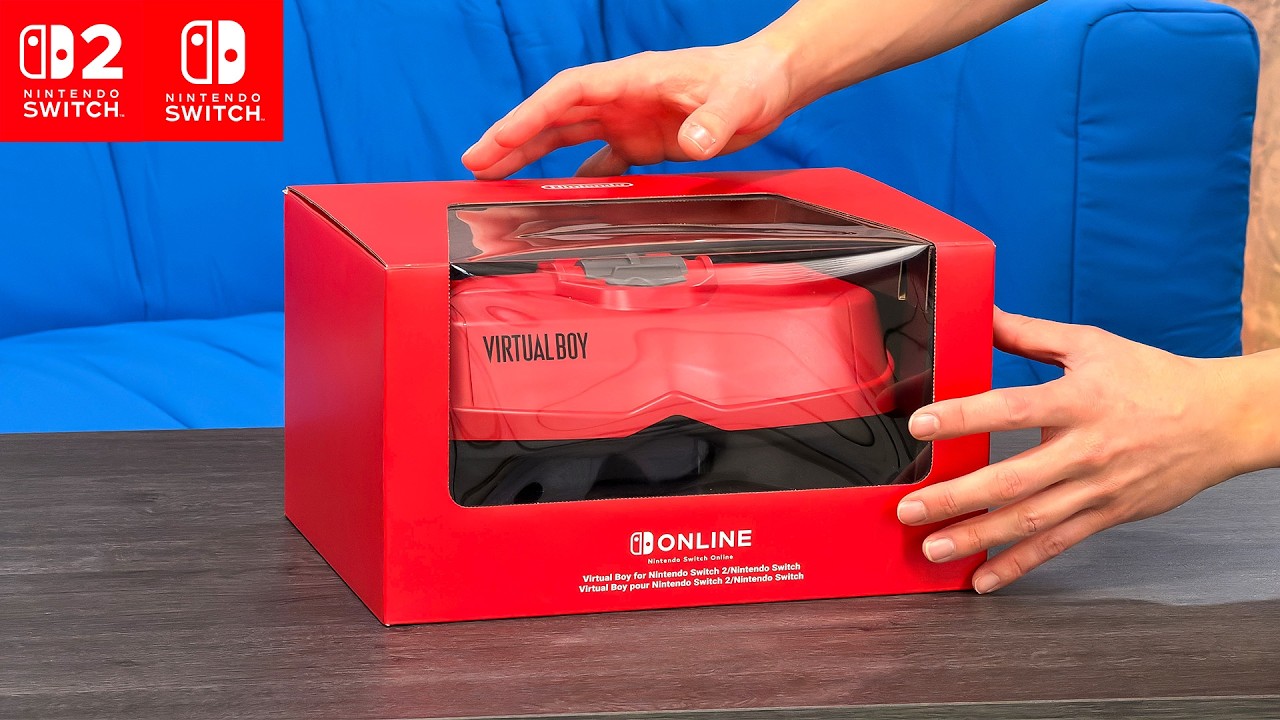 El Nuevo Accesorio de Nintendo Switch: el VIRTUAL BOY (Unboxing)