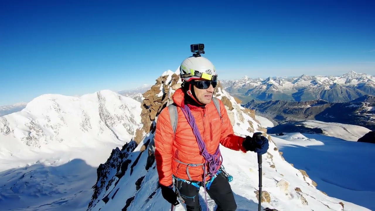 Dufourspitze (4634 m.)  Nordend (4609 m.)