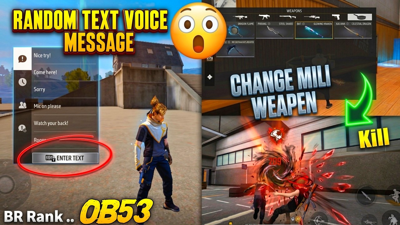 SEND RANDOM VOICE MESSAGE IN OB53🔥-