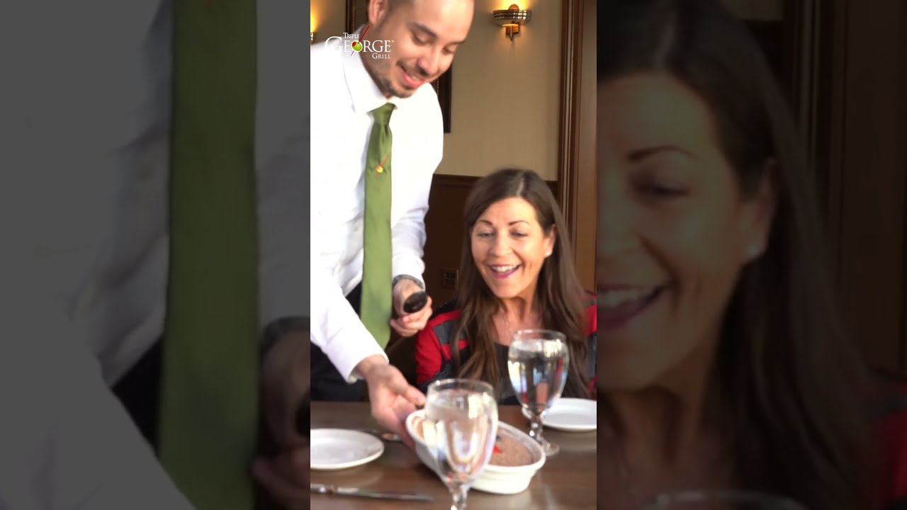 Tableside Tiramisu at Triple George Grill