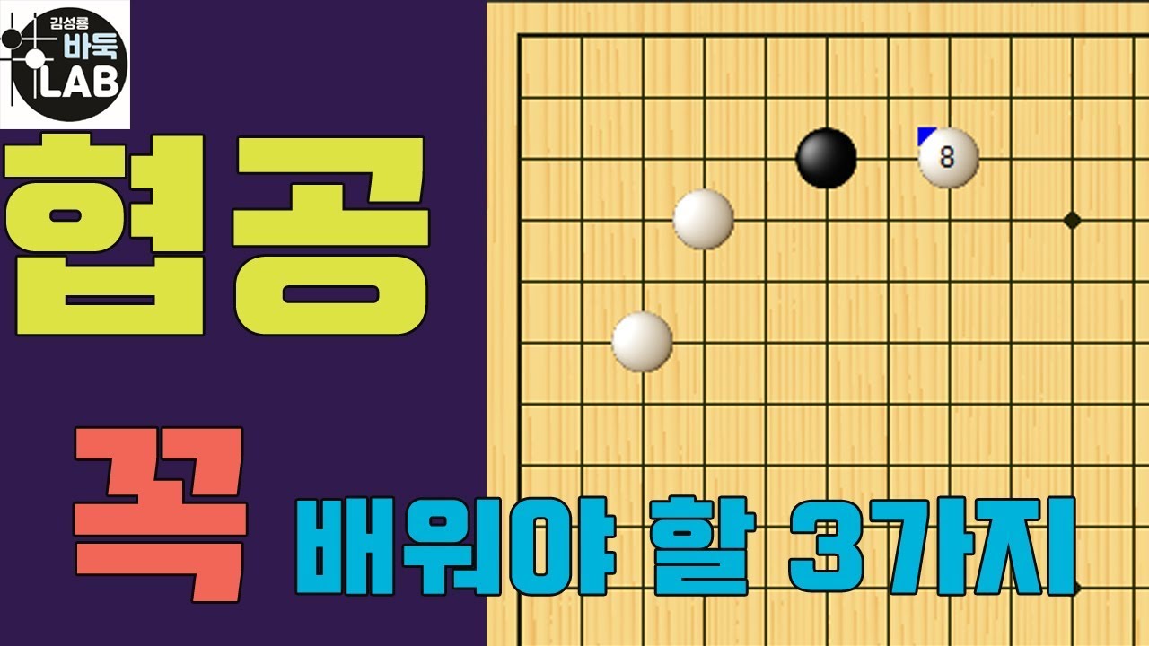 [바둑랩 강좌] 한칸협공-꼭 배워야 할 3가지