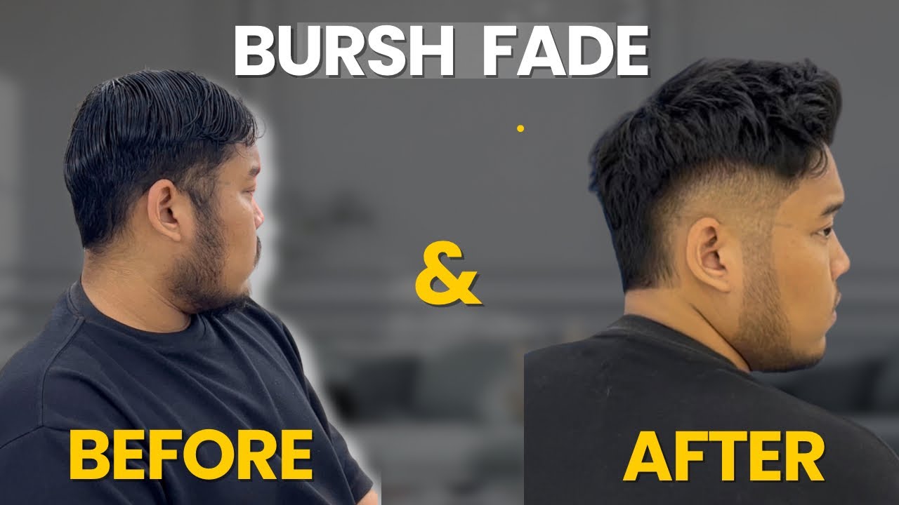 WAJIB NONTON FUL VIDIO INI❗️ (bursh fade tutorial)