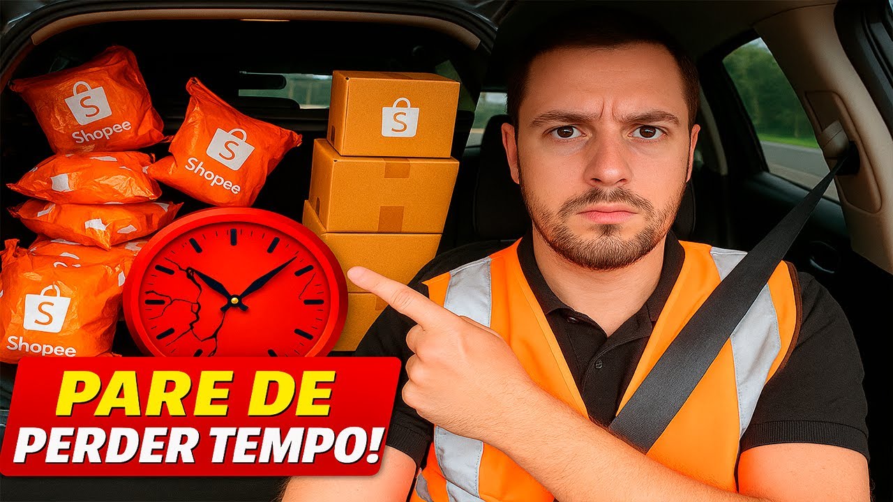 🔥 JEITO CERTO de SEPARAR PACOTES da SHOPEE no CARRO para GANHAR TEMPO e ENTREGAR RÁPIDO!