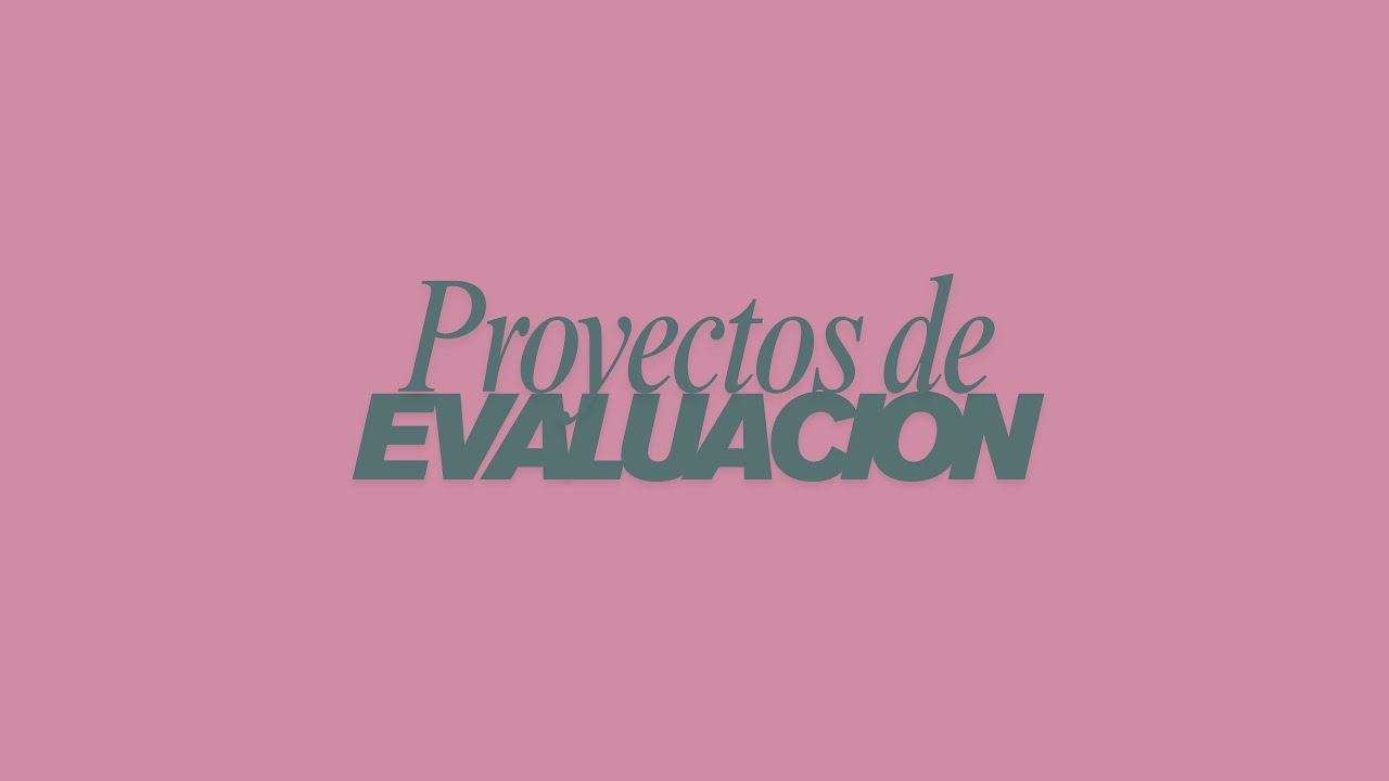 Proyectos de Evaluación 