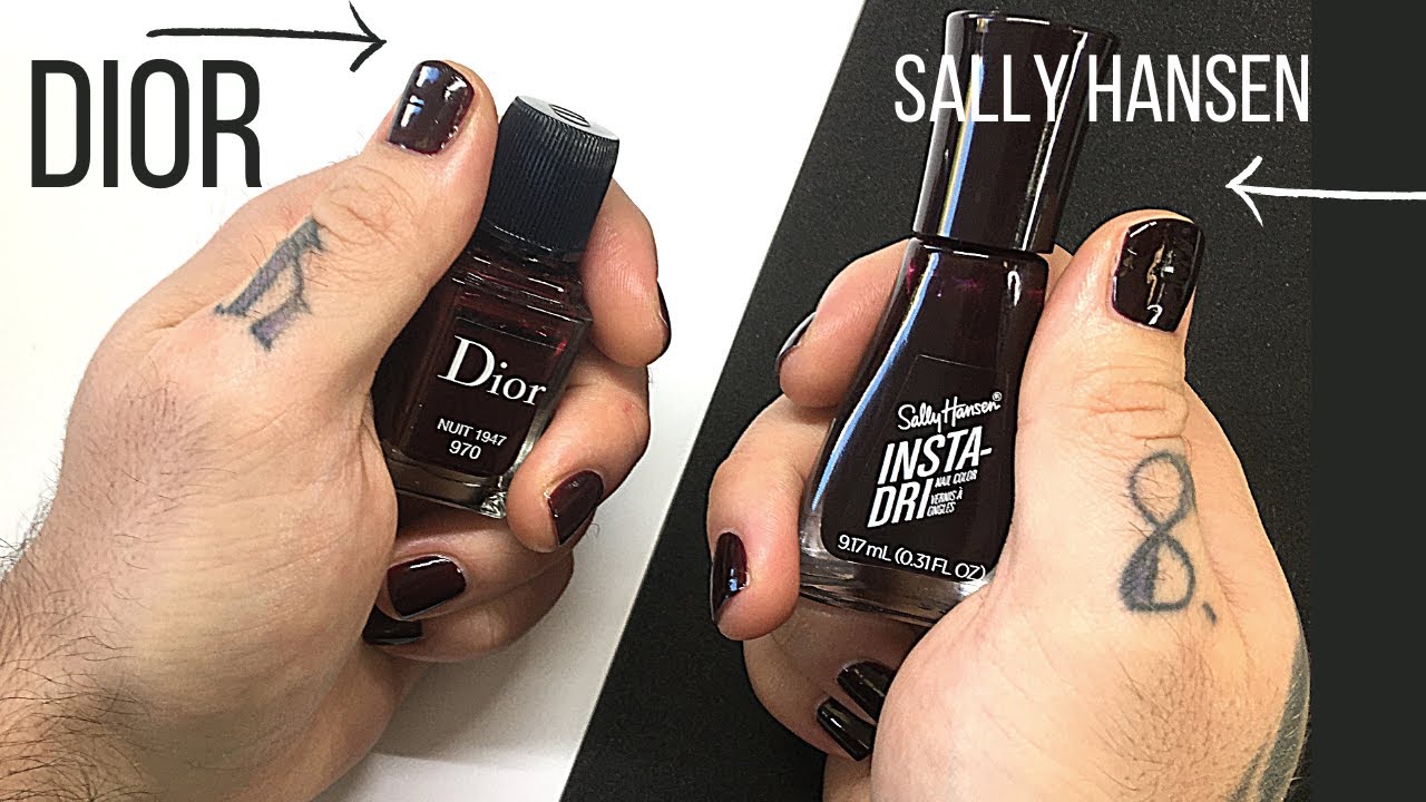 Sally Hansen Insta Dri vs. Dior Vernis | CHEAP vs. EXPENSIVE