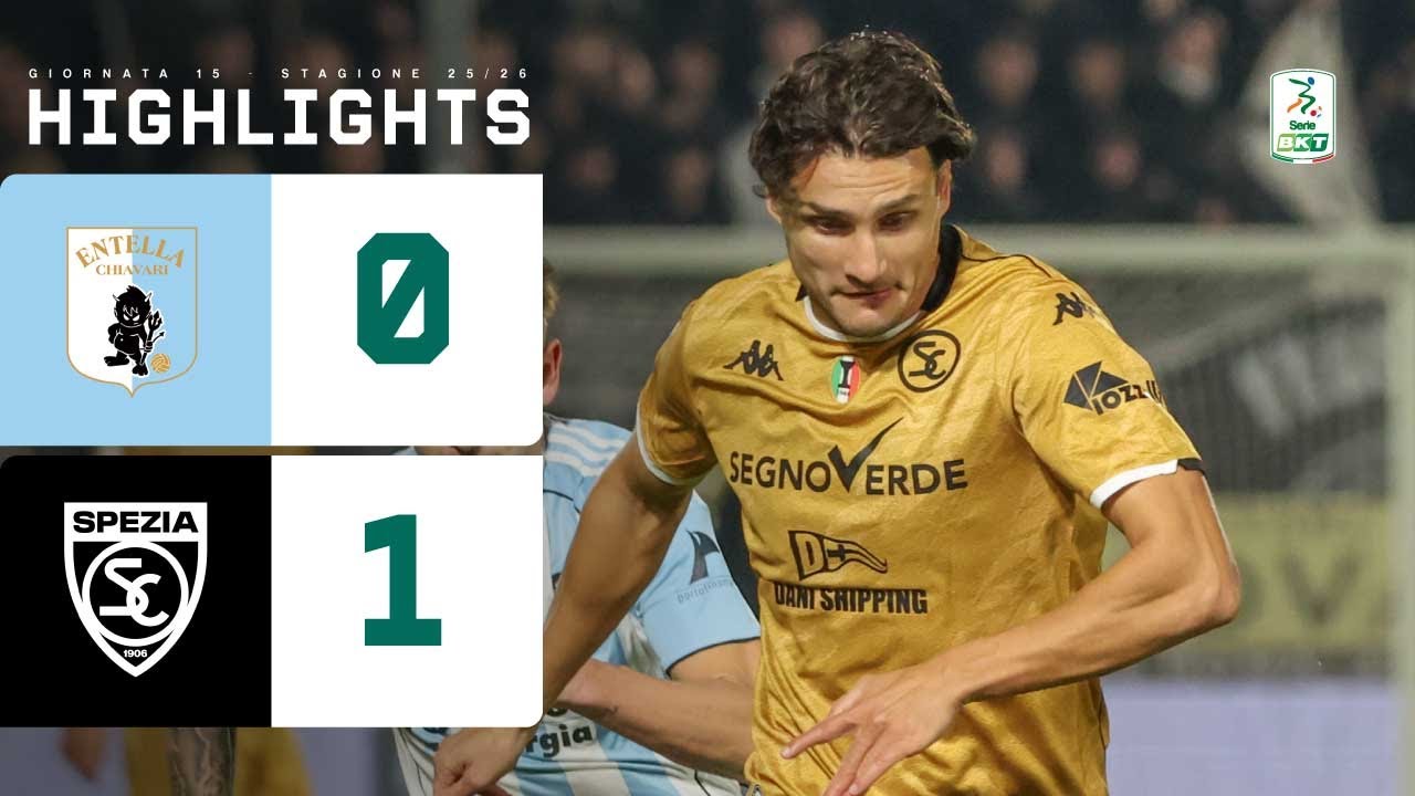 Virtus Entella-Spezia 0-1 | Artistico piega l&rsquo;Entella nel finale di gara | HIGHLIGHTS Serie BKT