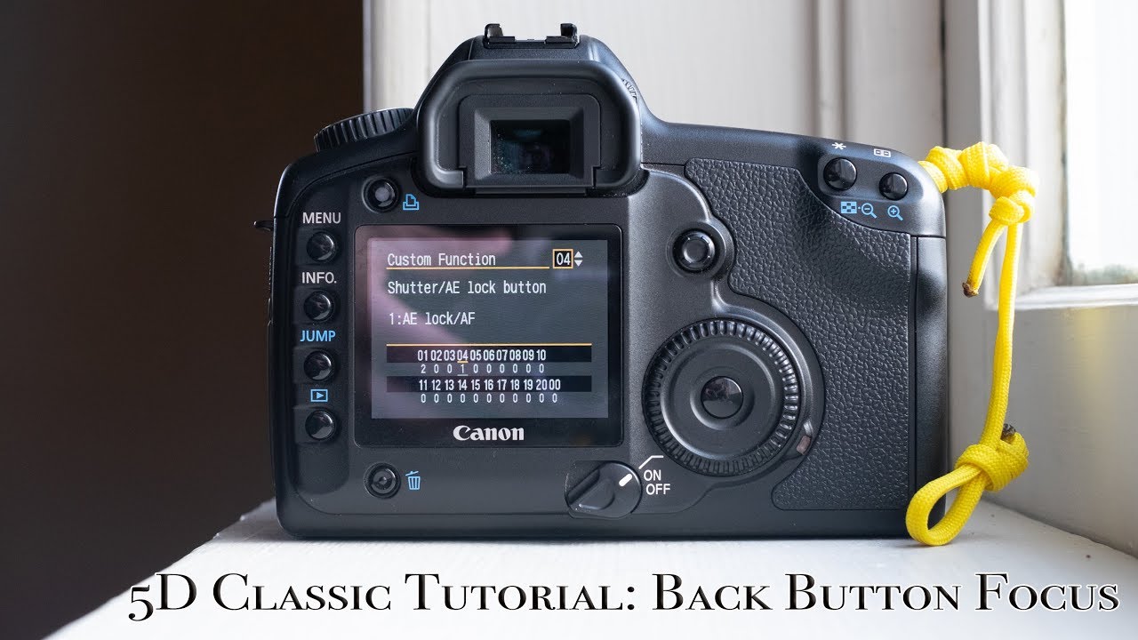 Canon 5D Classic Tutorial: Back Button Focus in Under 2 Minutes