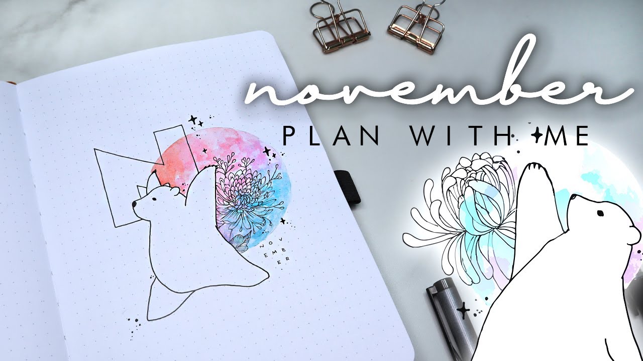 PLAN WITH ME! November 2021 Bullet Journal Setup