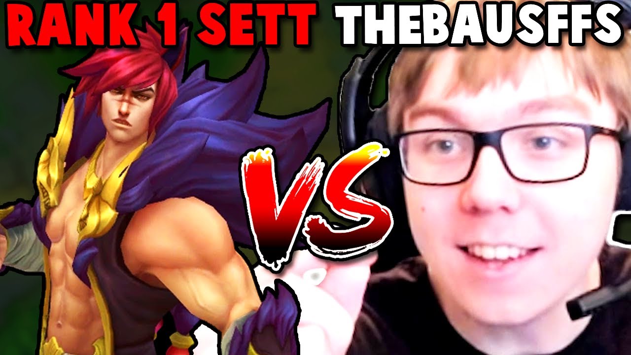TheBausffs Sion faces off with Rank 1 Sett EUW (Rank 1 Sion vs Rank 1 Sett)