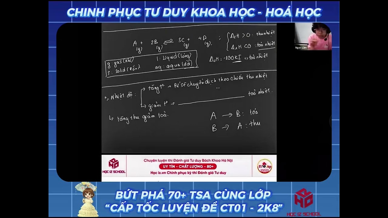 [Học IZ School] CHUYỂN DỊCH CÂN BẰNG - 2k8, 2k9 PHẢI HỌC CHẮC PHẦN NÀY