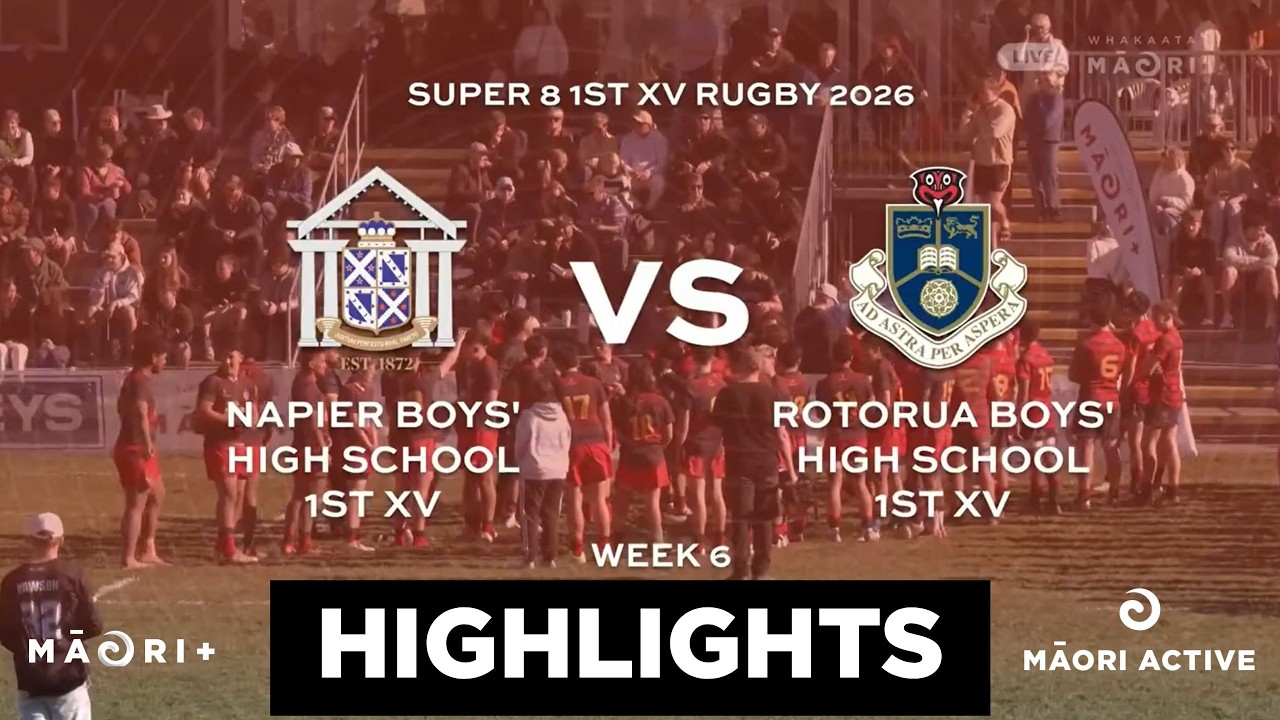 HIGHLIGHTS RUGBY | 2026 Super 8 1st XV | Napier Boys' High v Rotorua Boy's High
