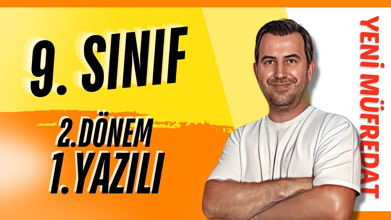 9.SINIF FİZİK YENİ MÜFREDAT I 2.DÖNEM 1.YAZILI ÇALIŞMASI