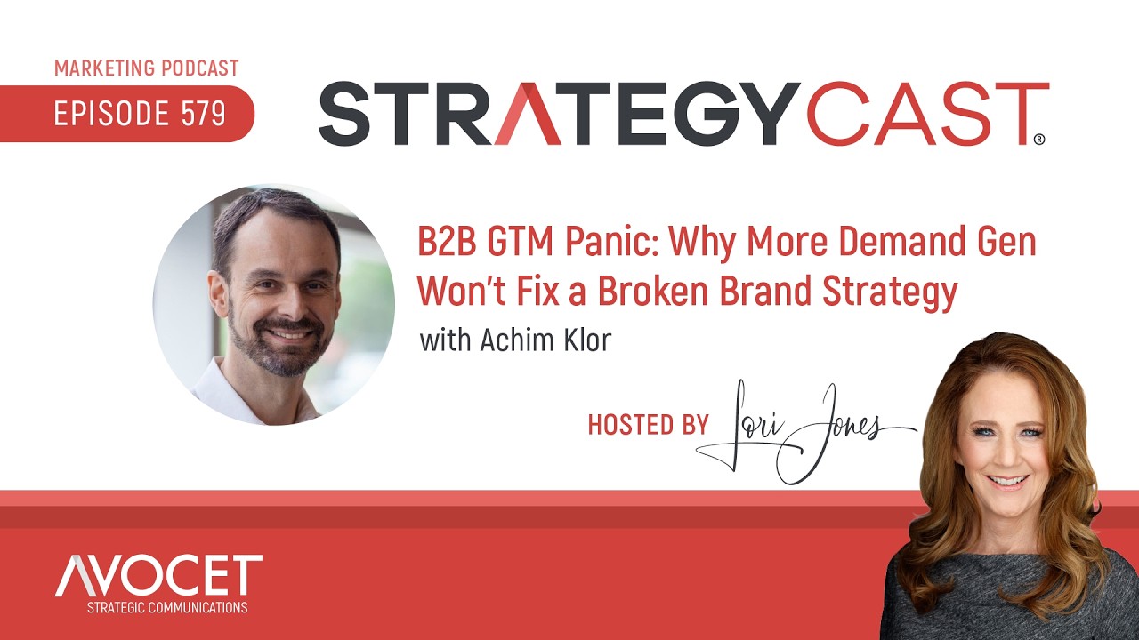 B2B GTM Panic: Why More Demand Gen Won’t Fix a Broken Brand Strategy, feat. Achim Klor