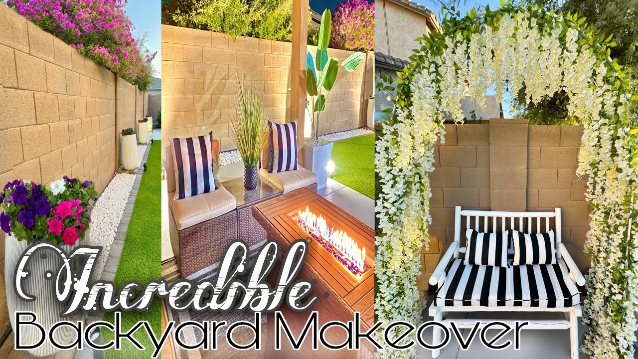 SUMMER READY BACKYARD MAKEOVER | Patio decorating ideas | DIY garden