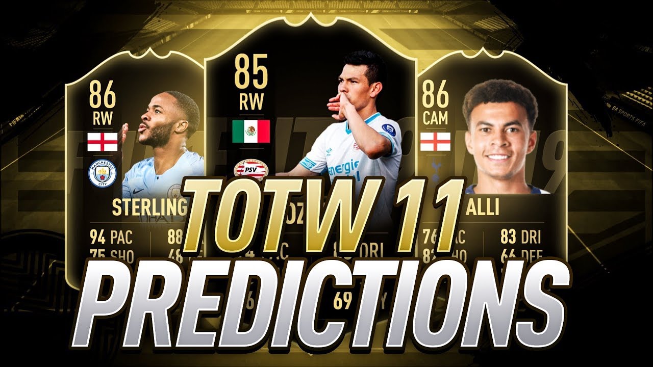 TOTW 11 AGGREGATE PREDICTIONS! FIFA 19 Ultimate Team