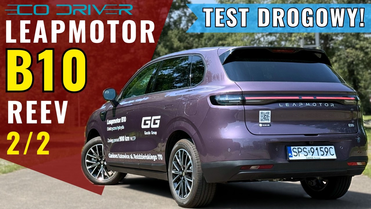Leapmotor B10 REEV - TEST PL [2/2 Osiągi, spalanie, asystenci, reflektory, aplikacja] 1.5 REEV 218