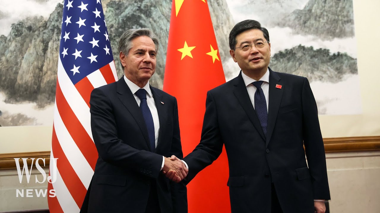 Watch: Blinken Meets Chinese Foreign Minister in Beijing | WSJ