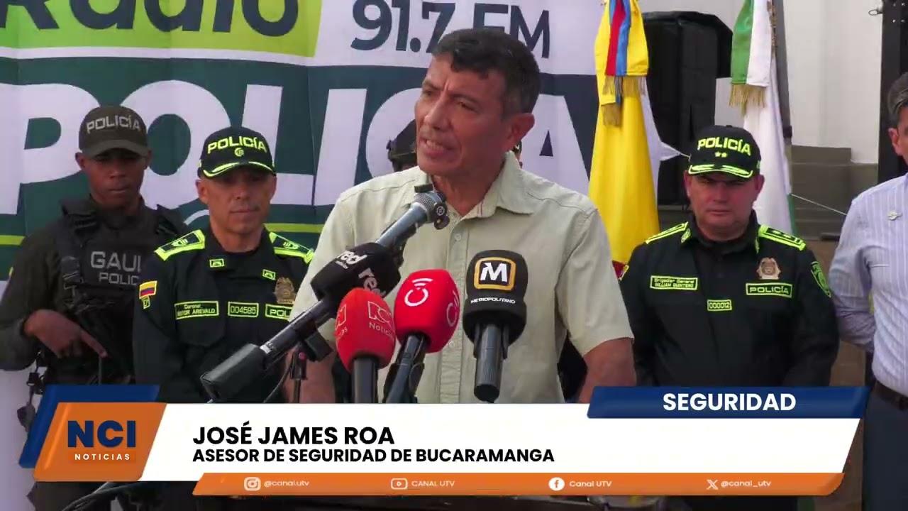 ALCALDÍA ANUNCIA REFUERZO DE SEGURIDAD PARA BUCARAMANGA