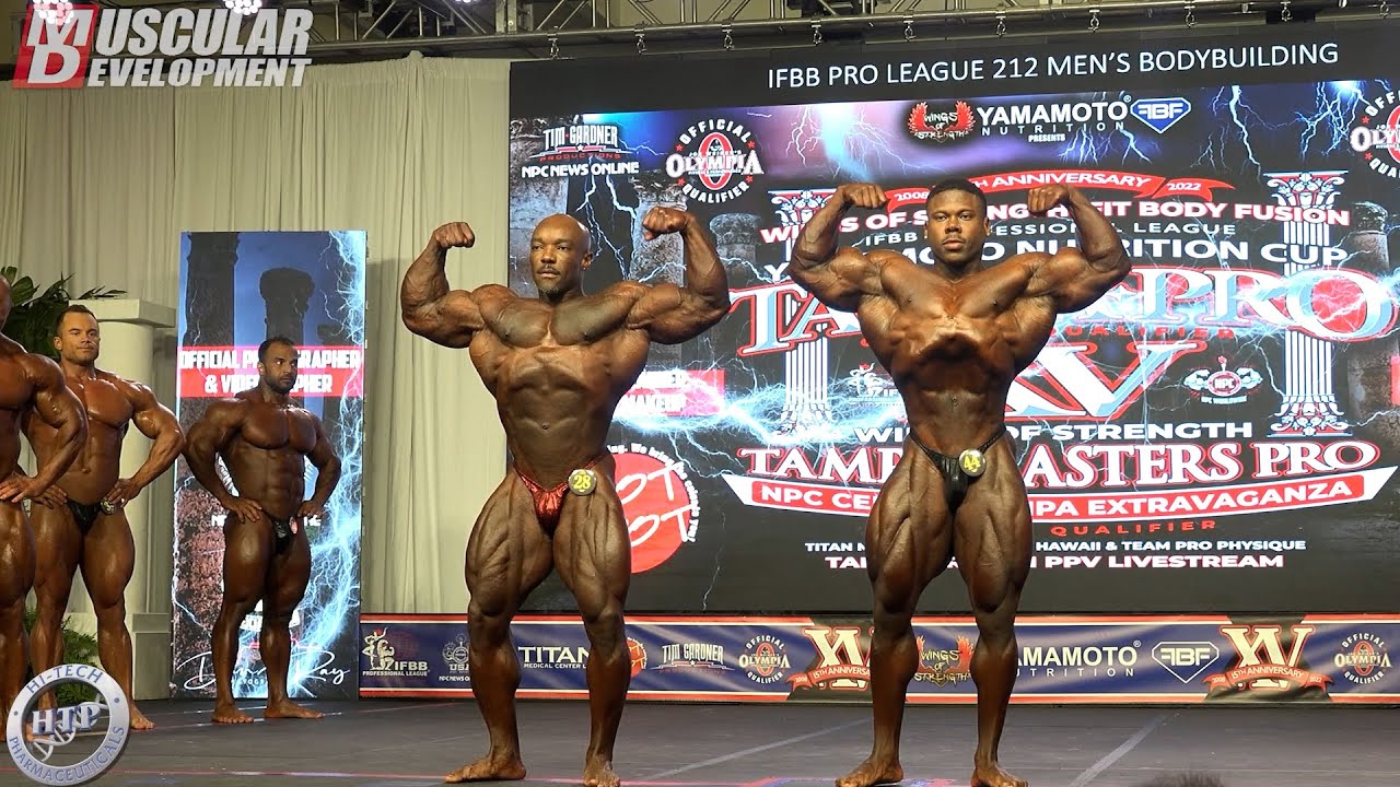 212 Comparisons & Posedown 2022 Tampa Pro