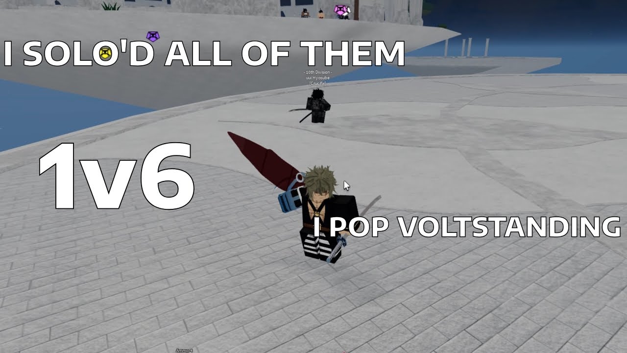 THIS IS HOW I 1v6'd A CLAN IN KoTW ( I POPPED VOLTSTANDING ) | Type Soul