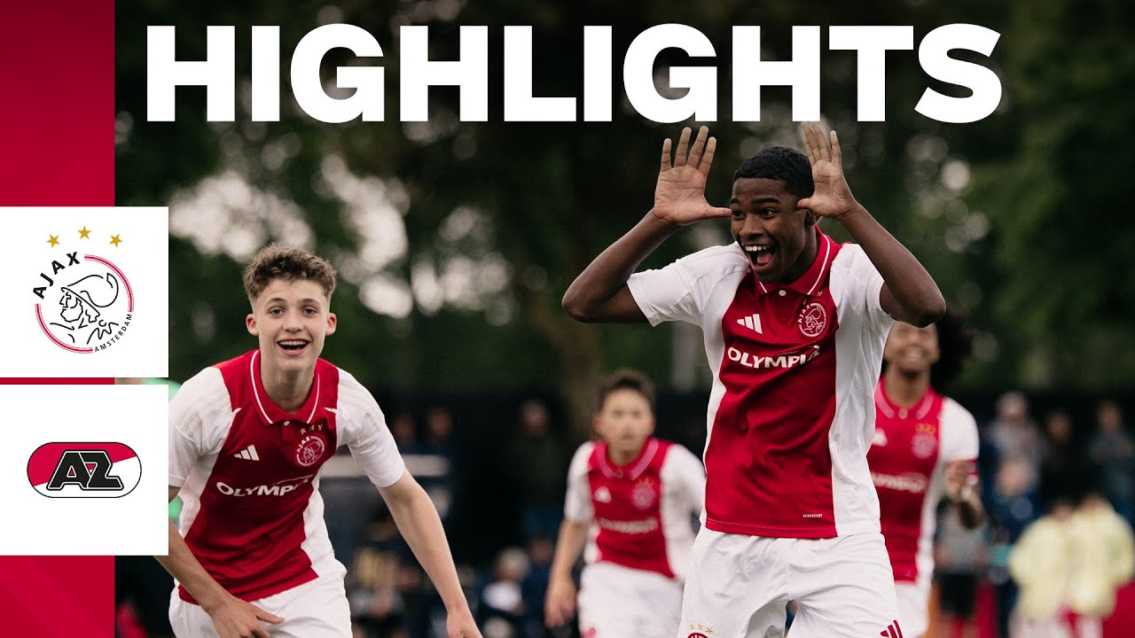 Эльджеро Столк 🅰️⚽️ | Основные моменты и реакции Аякс U14 - AZ U14 | Финал Кубка