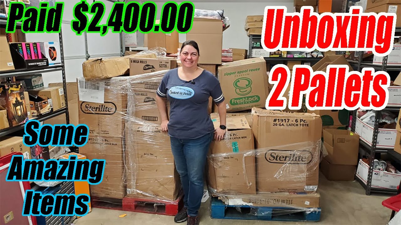Unboxing 2 Pallets - What did I get? Paid $2,400.00 - I show you all the amazing Items.