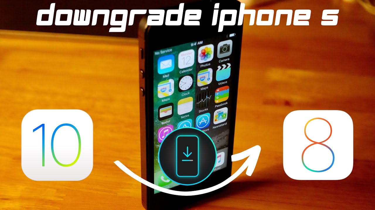 How to downgrade an iPhone 5 from iOS 10 to iOS 8 (LeetDown)