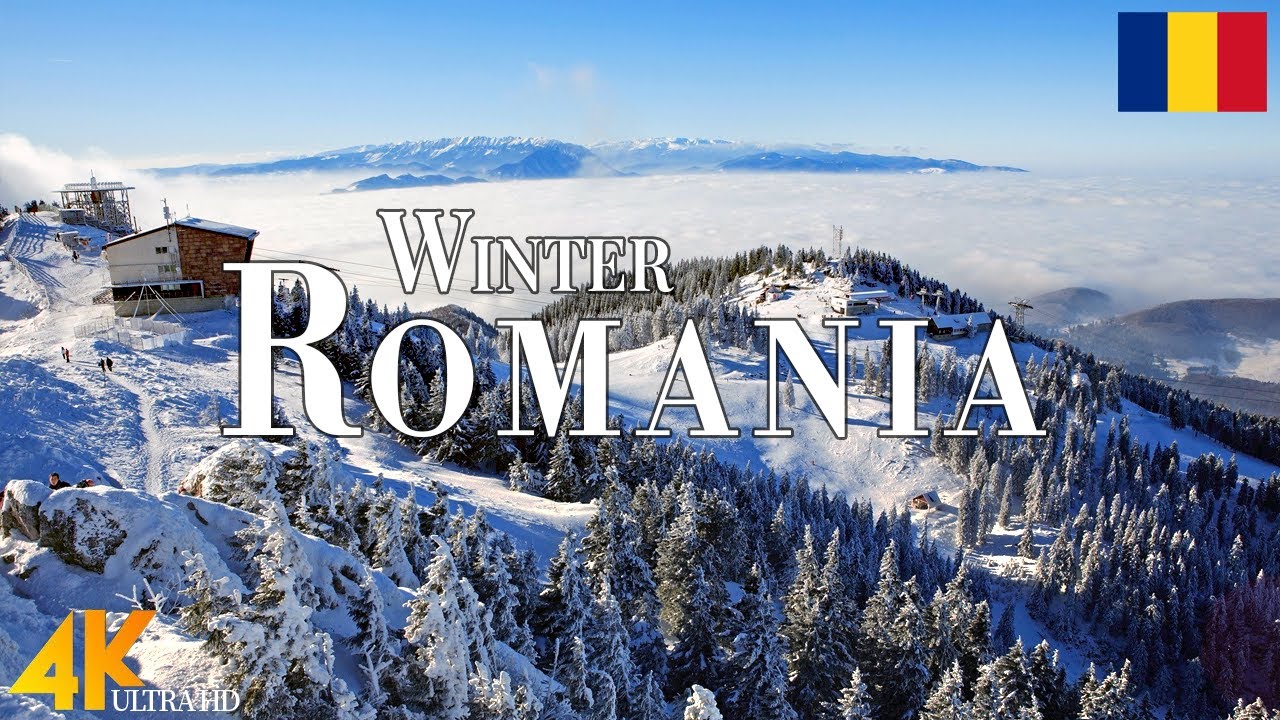Winter Romania 4K Ultra HD &bull; Stunning Footage Romania, Scenic Relaxation Film with Calming Music.