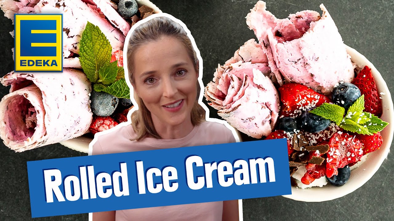 Rolled Ice Cream | Gerolltes Eis selber machen