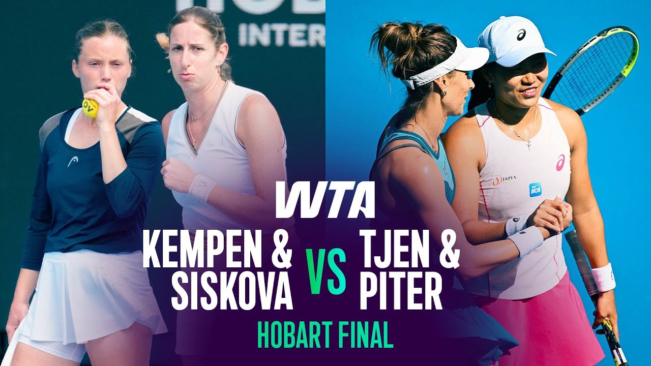 Kempen/Siskova vs. Piter/Tjen | 2026 Hobart Doubles Final | WTA Match Highlights