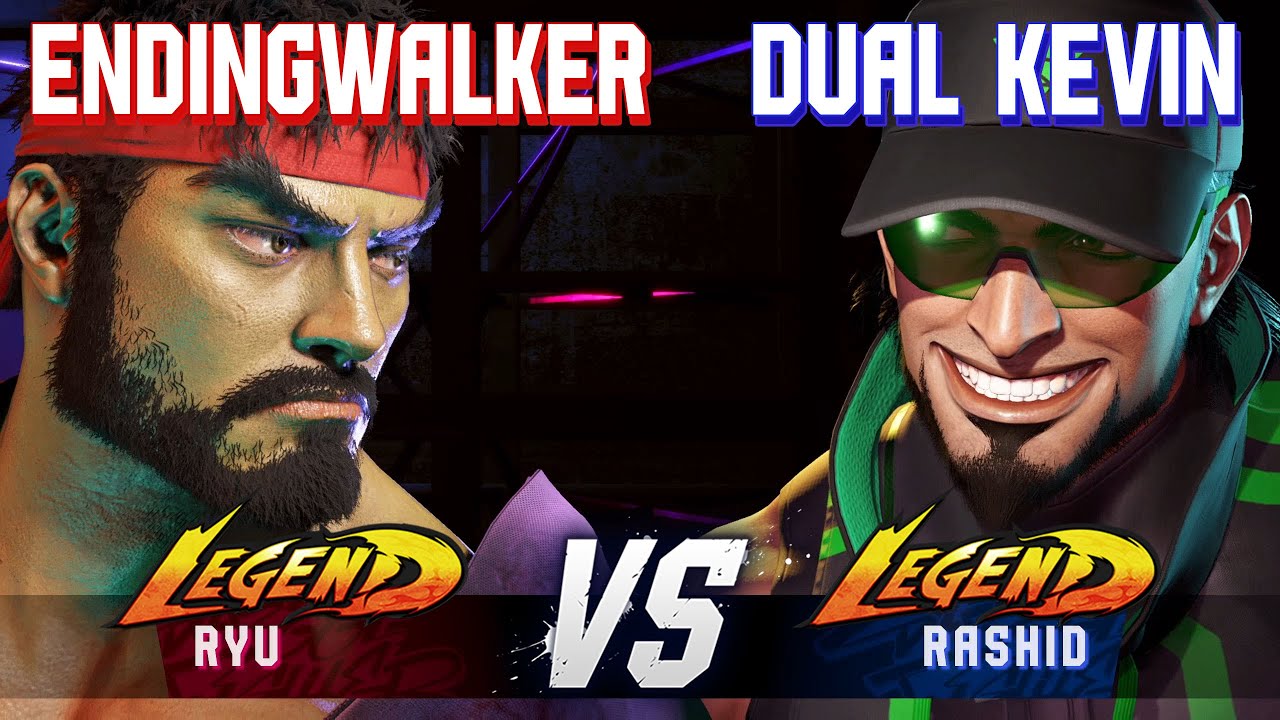 SF6 ▰ ENDINGWALKER (Ryu) vs DUAL KEVIN (Rashid) ▰ High Level Gameplay