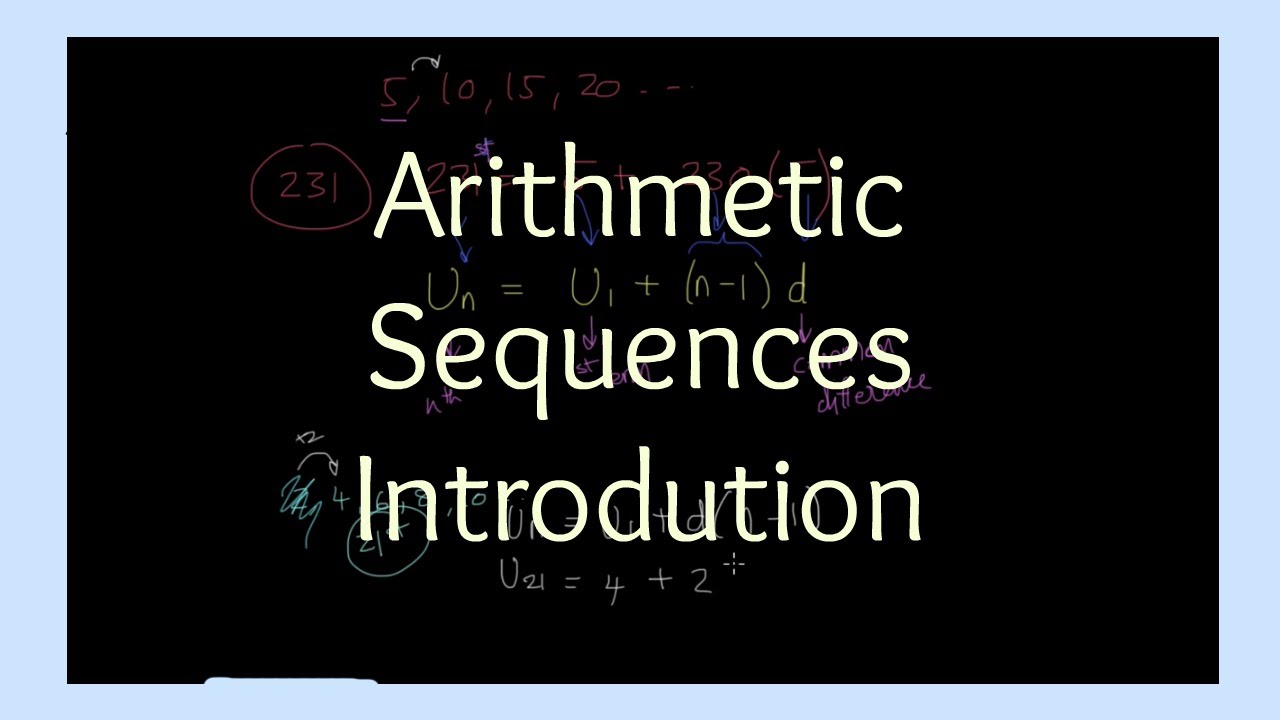 Introduction to Arithmetic Sequences