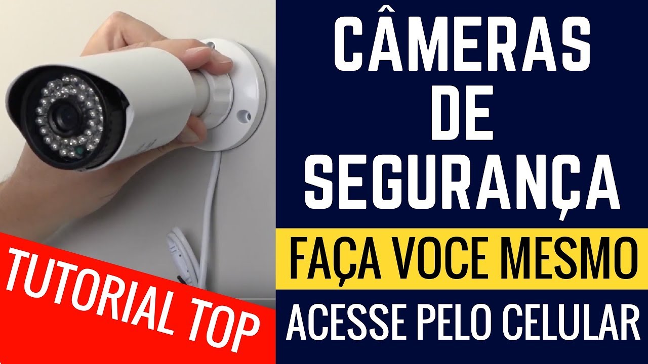 Câmeras de Segurança Barato e Instale você mesmo, Acesse via Celular, Tutorial Completo