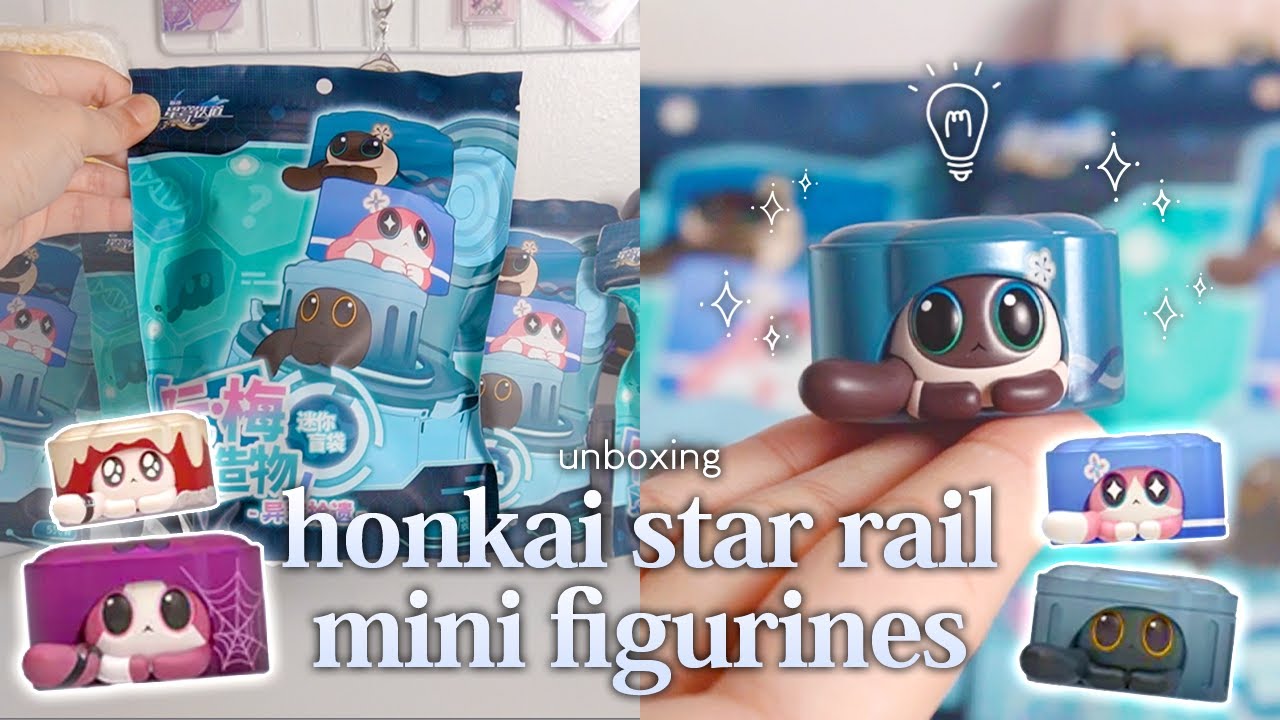 Opening 25 Honkai Star Rail Blind Bags || Ruan Mei's Cat Cake Creatures 🥮🍮