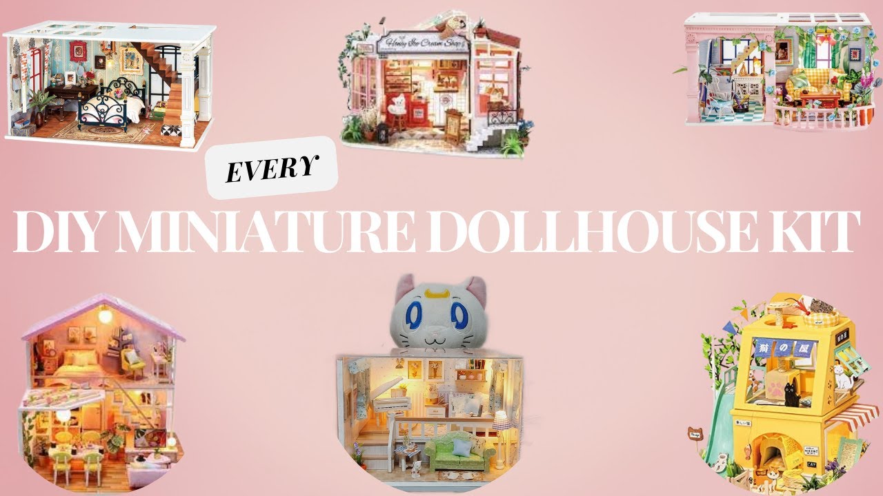 DIY Dollhouse Kit Showcase | Every Dollhouse I've Built So Far!